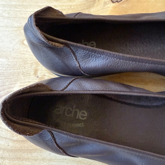 ARCHE ALBAME FLATS LOAFER LEATHER UPPER COMFORT MINIMALIST SLIP ON CASUAL CHIC 9 - Picture 7 of 11